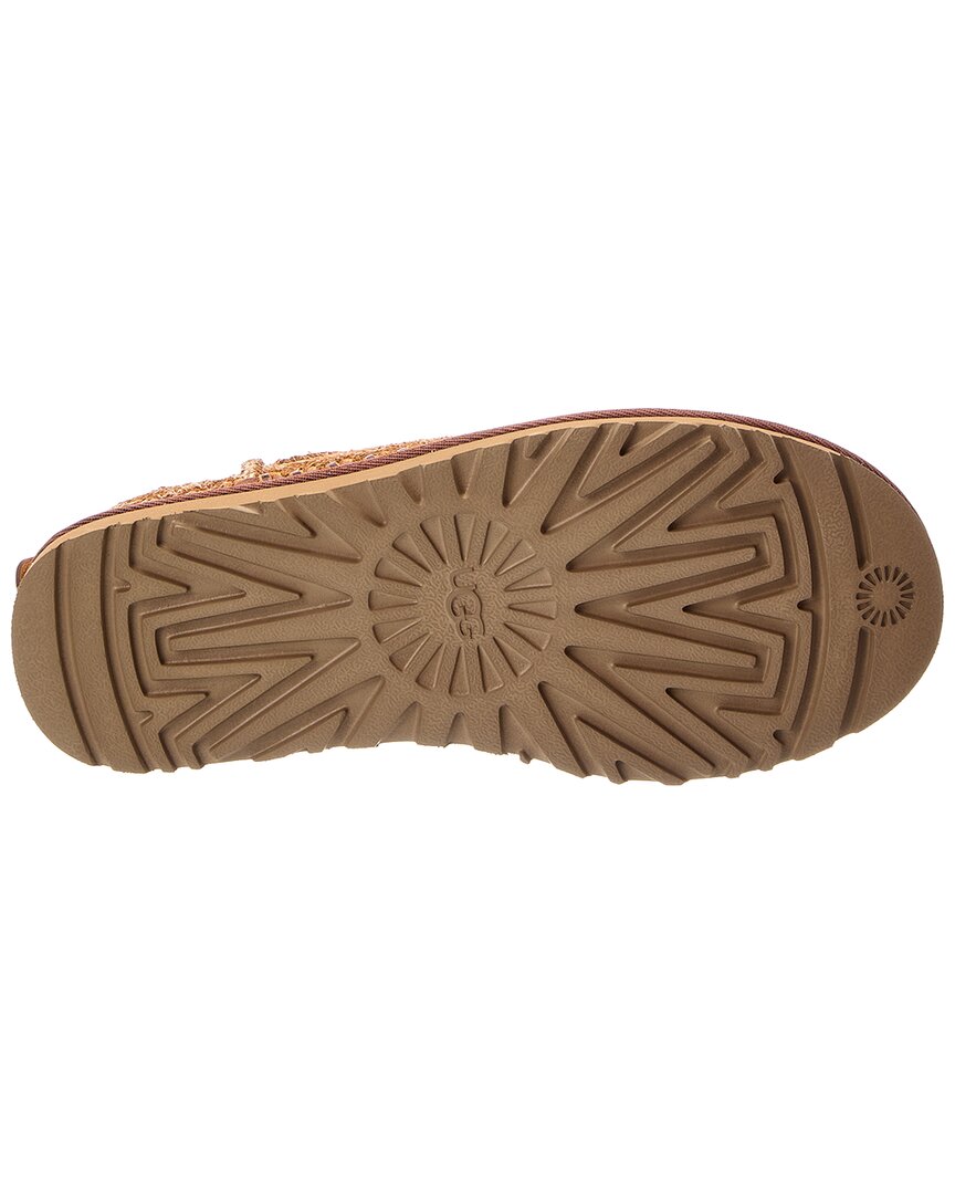 Ugg W Classic Micro Biarritz Suede & Leather Mule