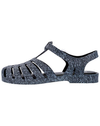 Melissa Shoes Possession Print Denim Sandal