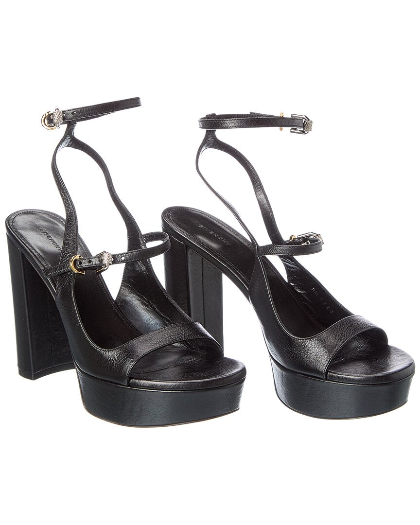 Givenchy Givenchy Voyou Leather Platform Sandal