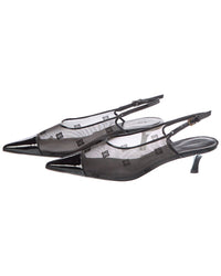 Givenchy Givenchy Kitten Mesh & Patent Slingback Pump