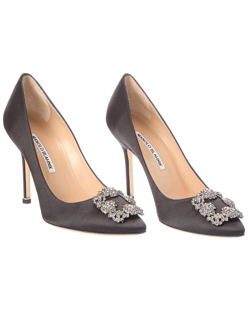 Manolo Blahnik Manolo Blahnik Hangisi 100 Satin Pump