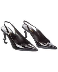 Saint Laurent Saint Laurent Opyum 110 Patent Slingback Pump