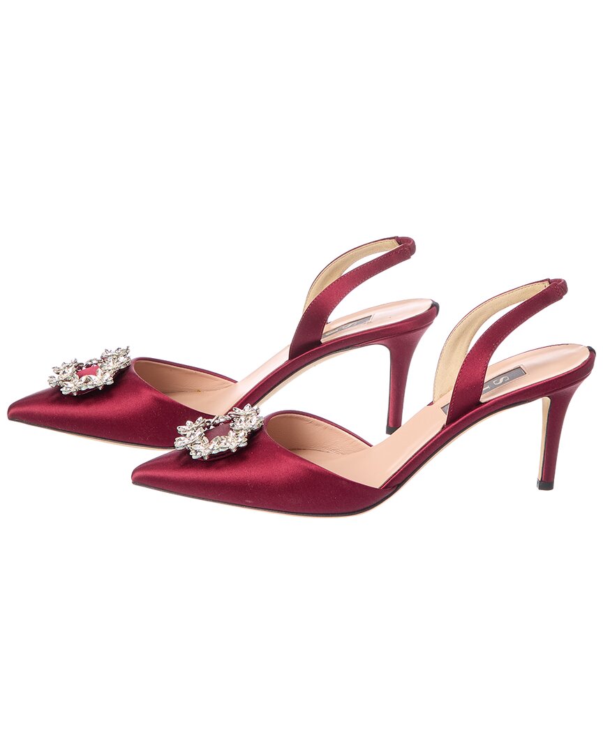 SJP by Sarah Jessica Parker Sjp By Sarah Jessica Parker Edith 70 Satin Slingba