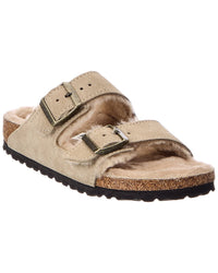 Birkenstock Women's Arizona Suede & Shearling Sandal
