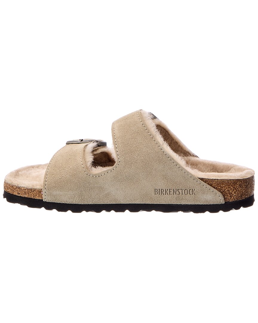 Birkenstock Women's Arizona Suede & Shearling Sandal