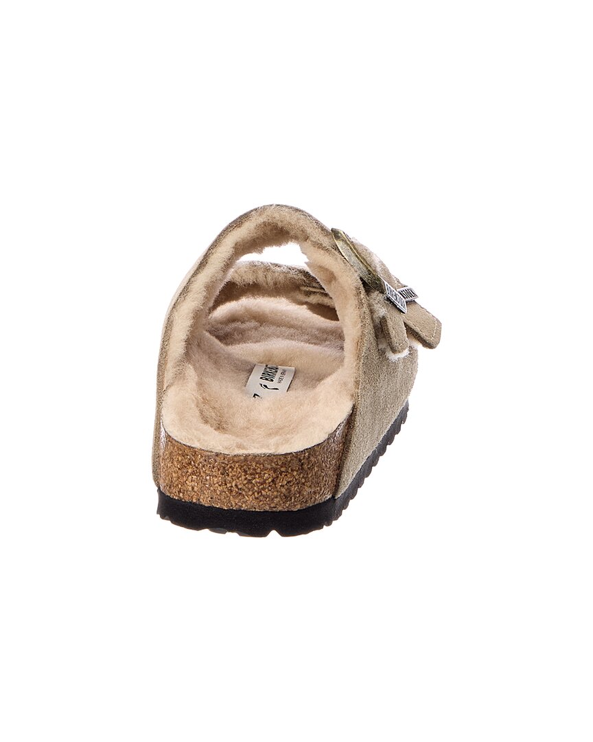 Birkenstock Women's Arizona Suede & Shearling Sandal