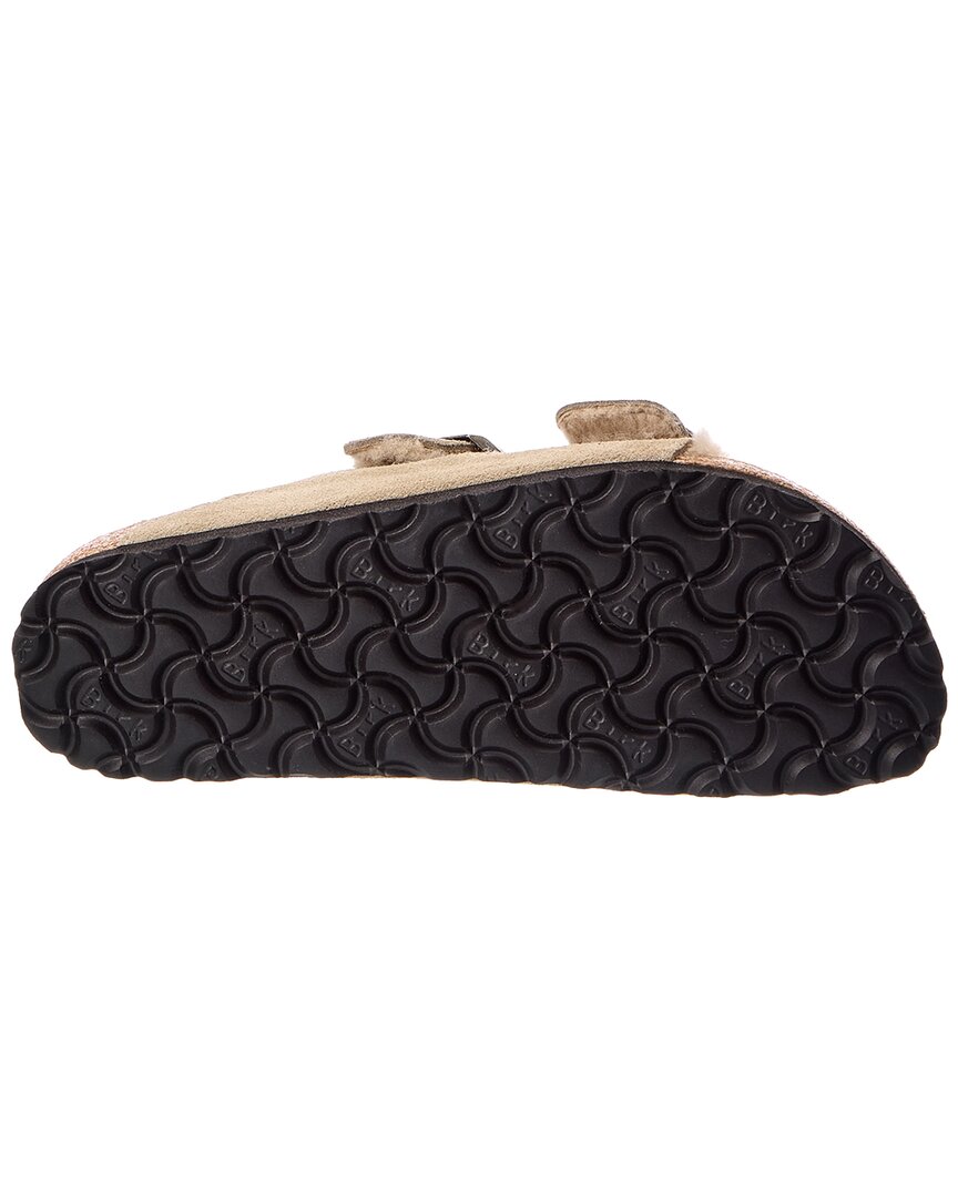 Birkenstock Women's Arizona Suede & Shearling Sandal
