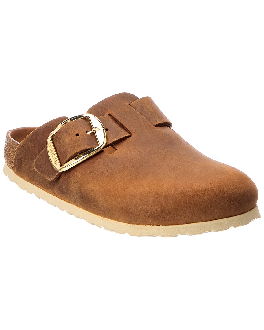 Birkenstock Boston Big Buckle Narrow Oiled Leather Clog