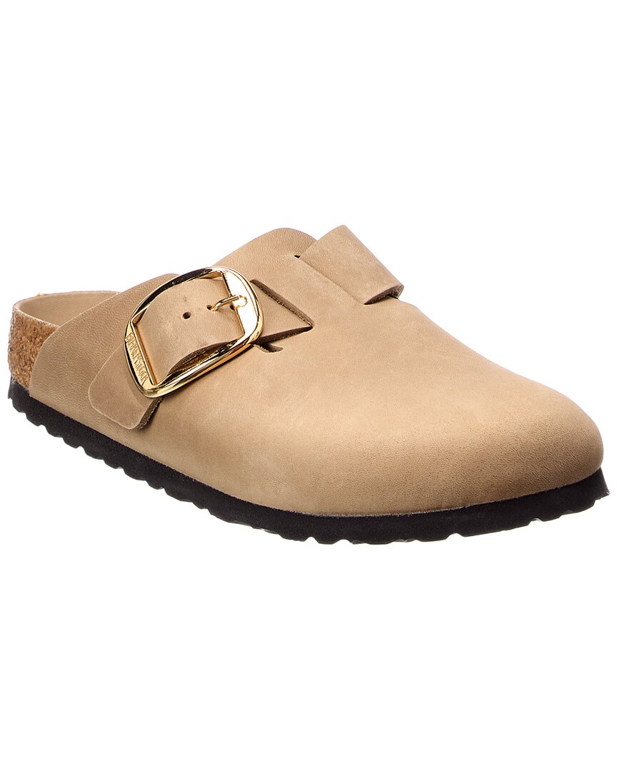 Birkenstock Boston Big Buckle Narrow Oiled Leather Clog
