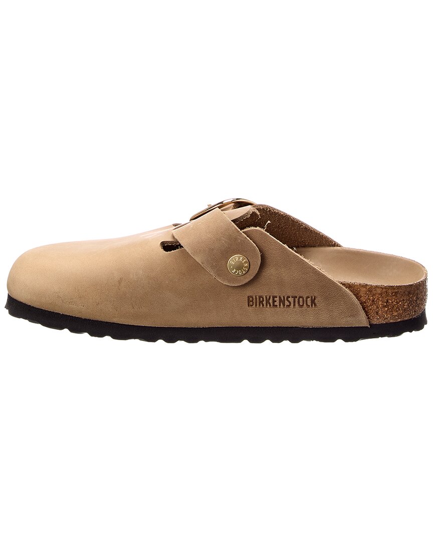 Birkenstock Boston Big Buckle Narrow Oiled Leather Clog