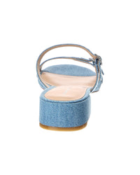 Stuart Weitzman Ginger Xtal Block 35 Denim Sandal