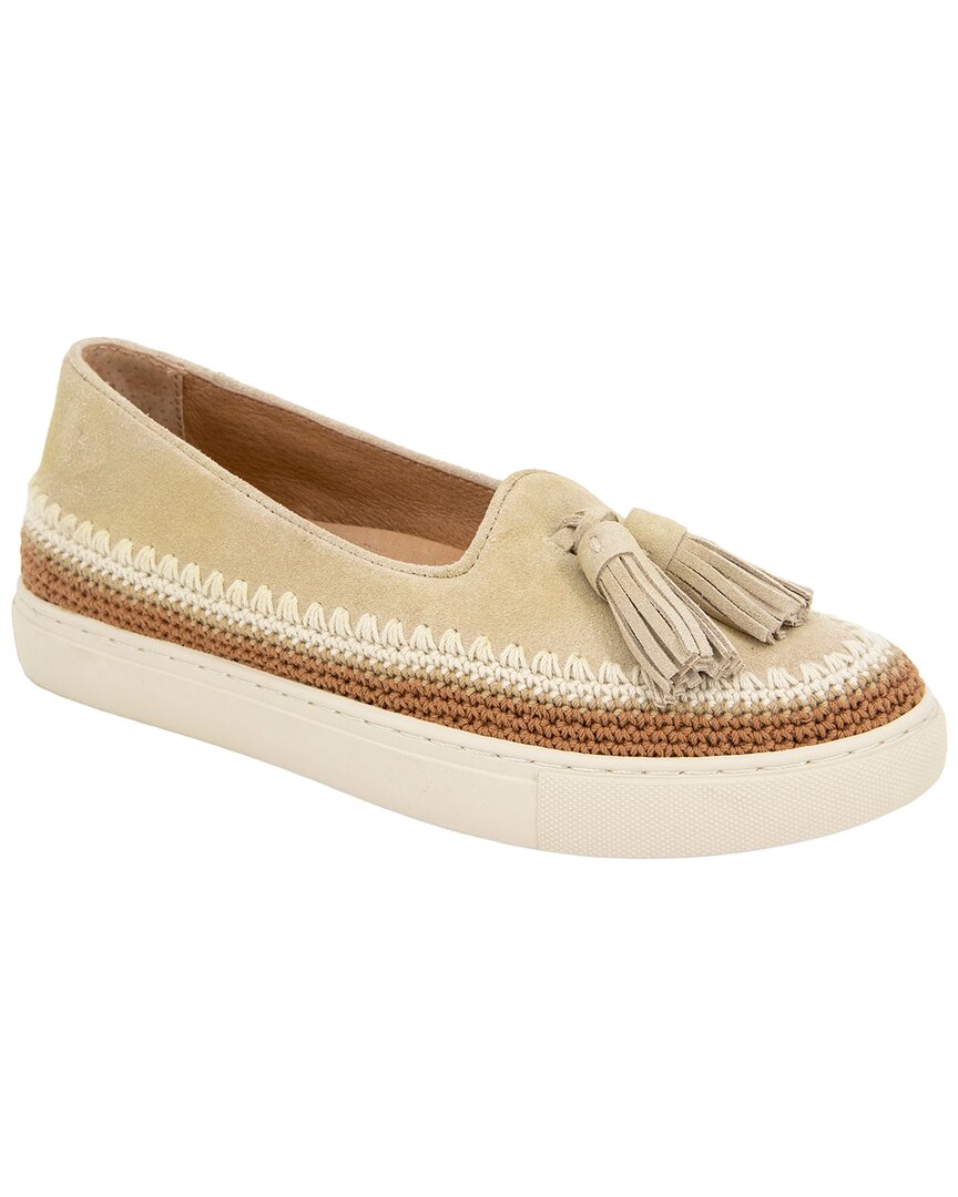 Gentle Souls By Kenneth Cole Citrus Suede Flat