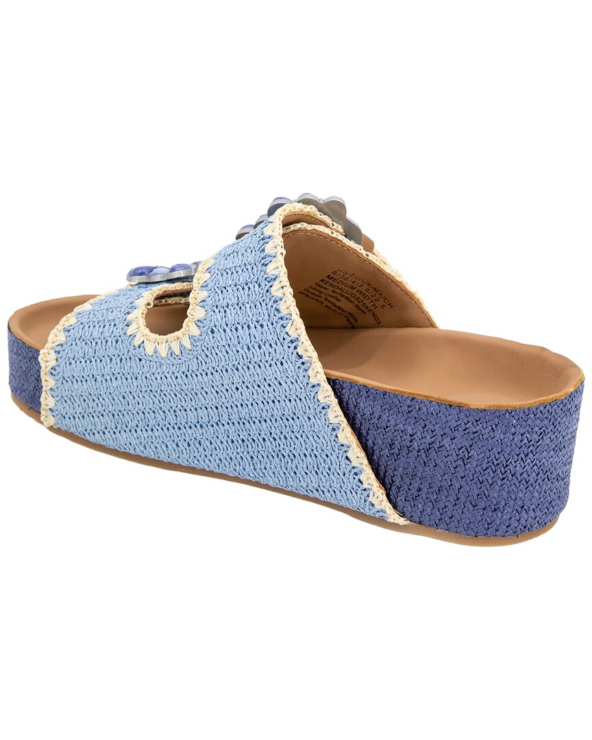 Gentle Souls By Kenneth Cole Kendall Raffia Sandal