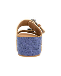 Gentle Souls By Kenneth Cole Kendall Raffia Sandal