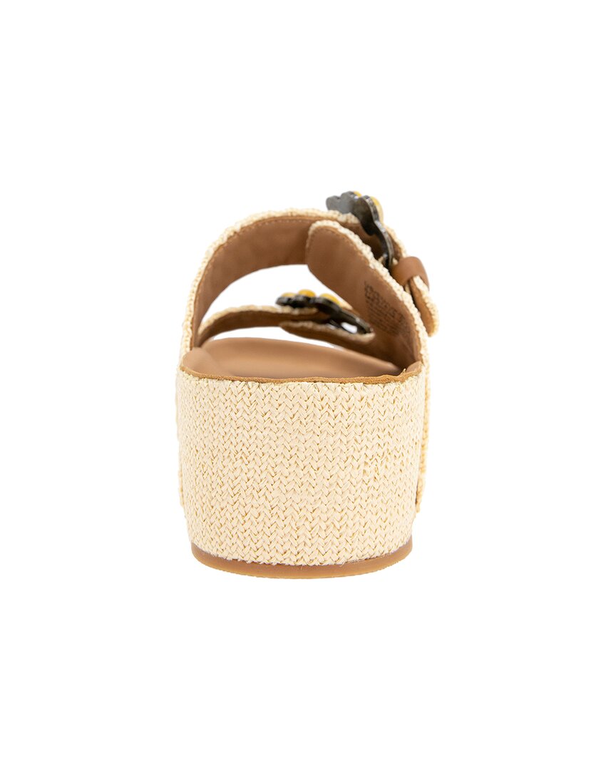Gentle Souls By Kenneth Cole Kendall Raffia Sandal