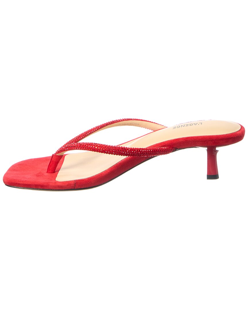 L’Agence Horetense Suede Sandal