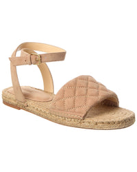L’Agence Grece Ankle Strap Suede Sandal