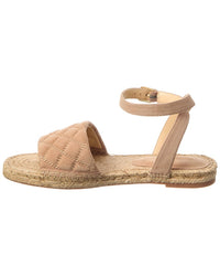 L’Agence Grece Ankle Strap Suede Sandal