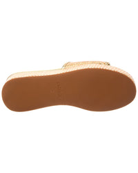 L’Agence Inaya Raffia Platform Espadrille