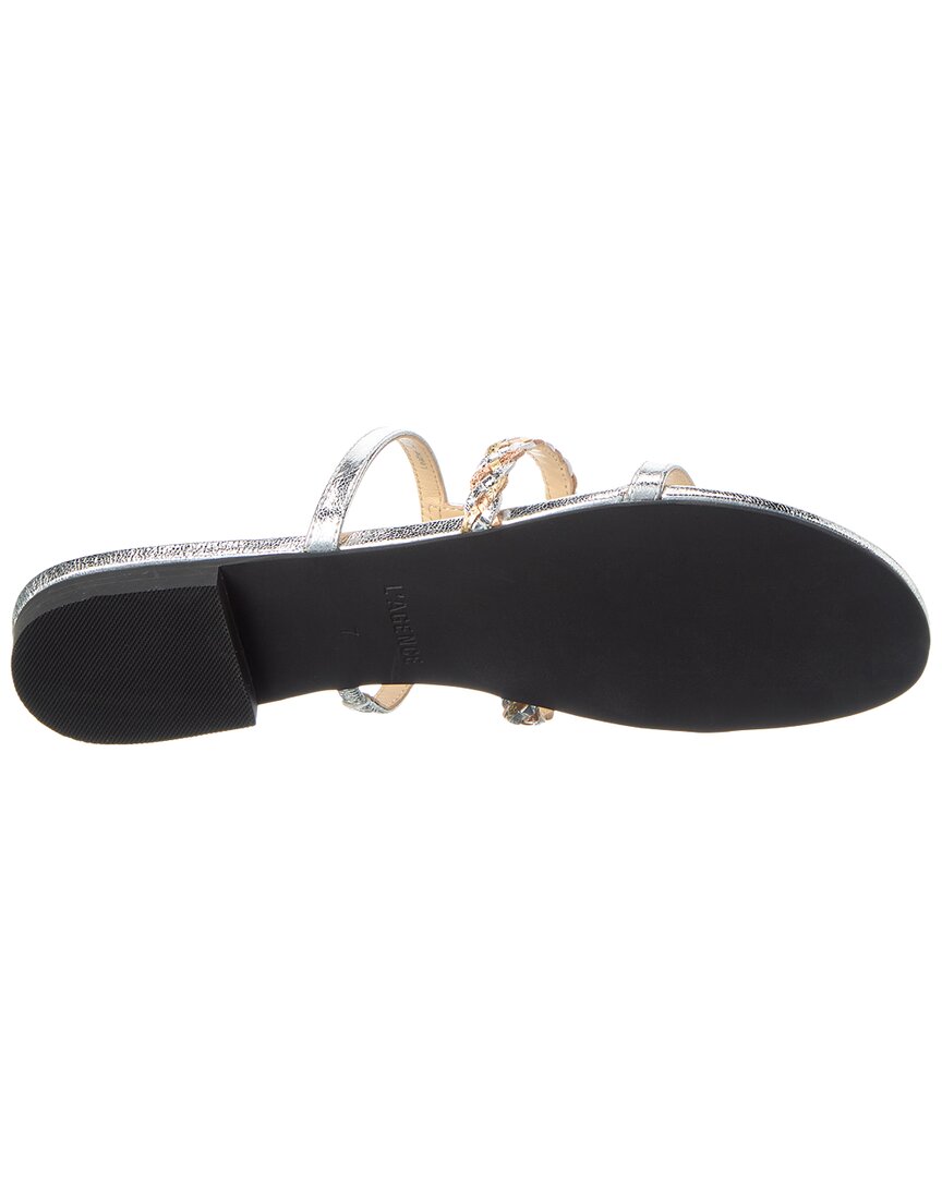 L’Agence Hennie Caged Leather Sandal