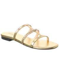 L’Agence Hennie Caged Leather Sandal