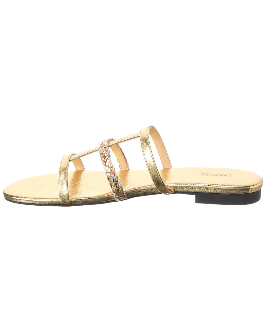 L’Agence Hennie Caged Leather Sandal