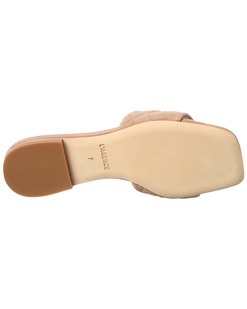 L’Agence Aloise Suede Slide