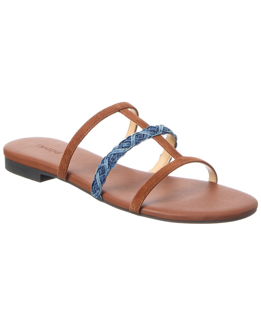 L’Agence Hennie Caged Suede Sandal