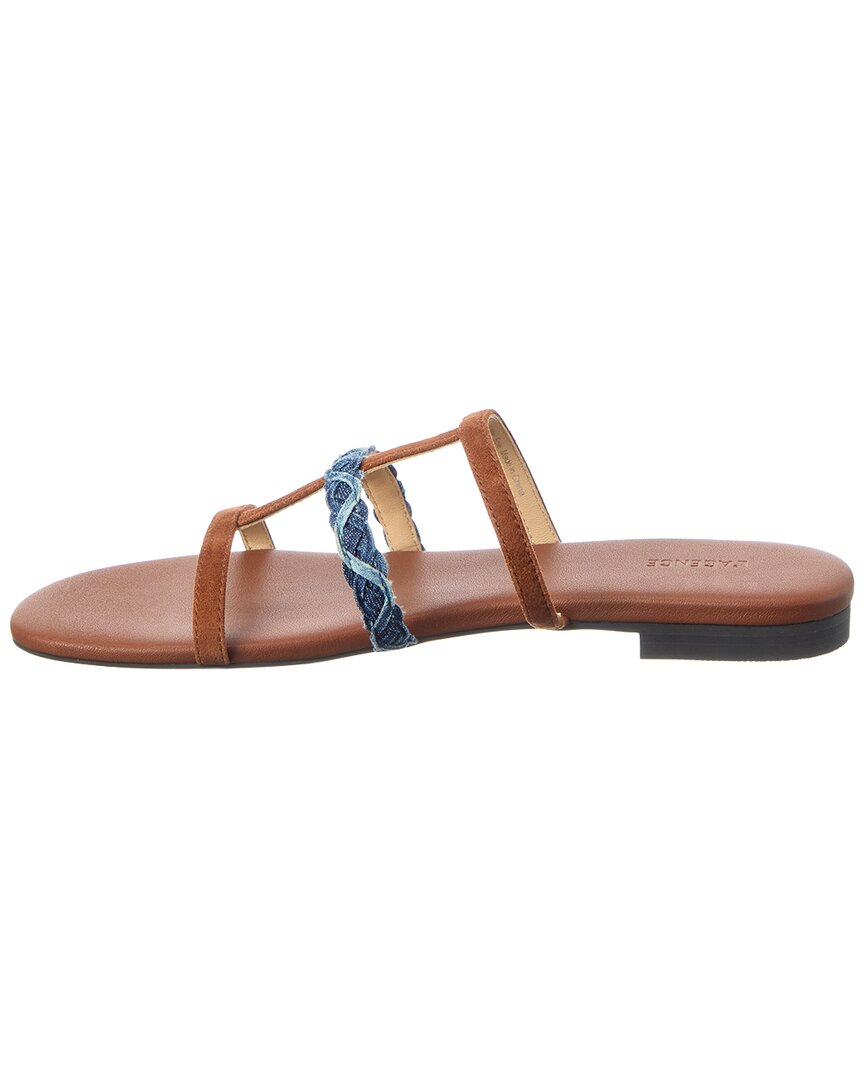 L’Agence Hennie Caged Suede Sandal