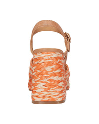 Marc Fisher Ltd Juliey Leather-Trim Sandal