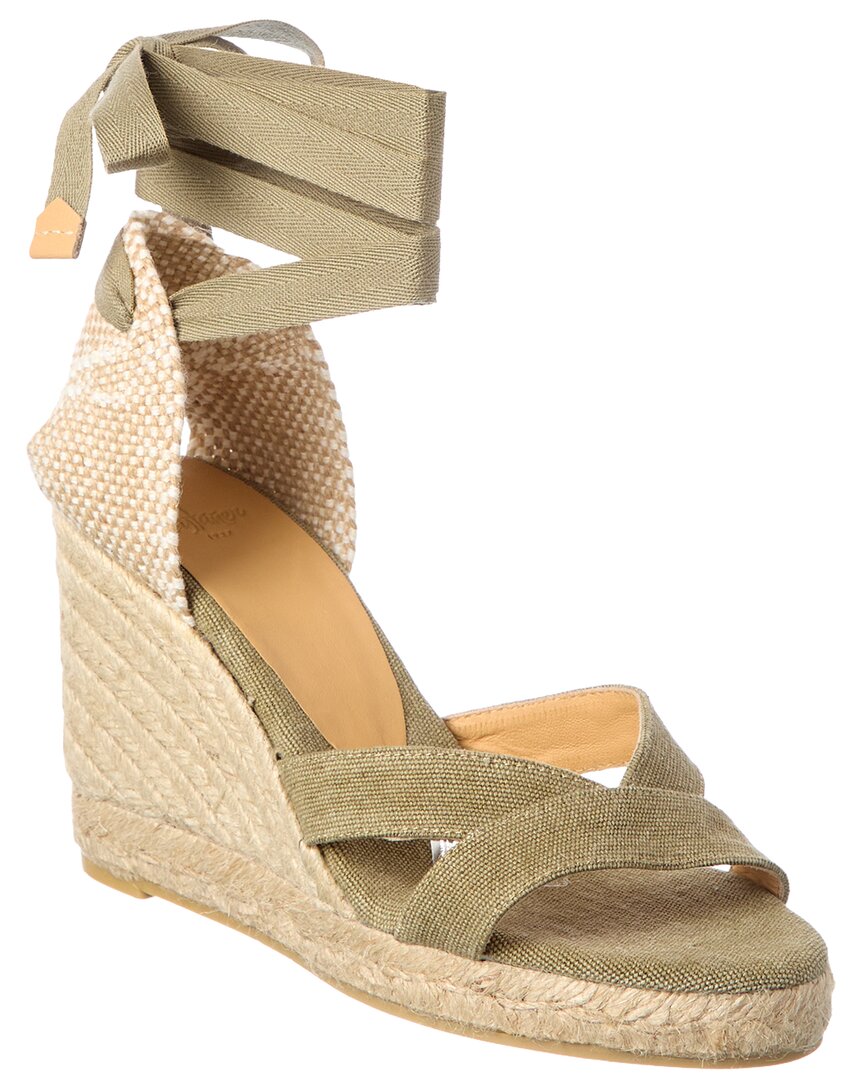 Castañer Bailey Canvas Wedge Sandal