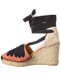 Castañer Curtis Suede Wedge Sandal