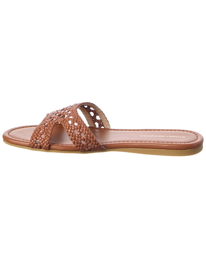 Stuart Weitzman Briar Slide Leather Sandal