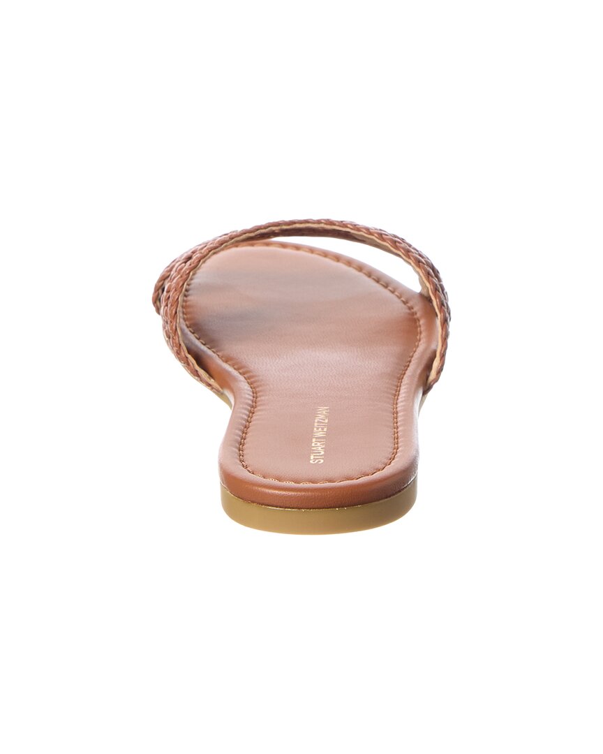 Stuart Weitzman Briar Slide Leather Sandal