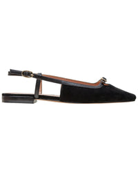 Linea Paolo Cassidy-L Leather Slingback Flat