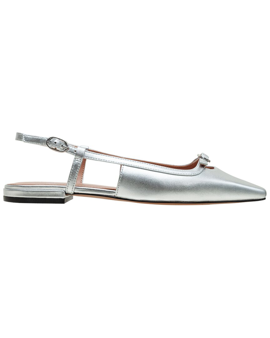 Linea Paolo Cassidy-L Leather Slingback Flat