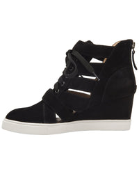 Linea Paolo Fave-L Suede Wedge Sneaker