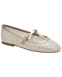 Linea Paolo Monet-L Raffia & Leather Flat