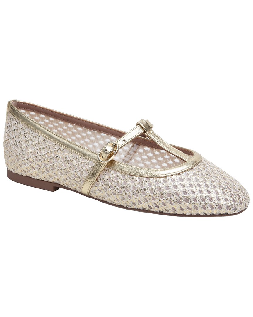 Linea Paolo Monet-L Raffia & Leather Flat
