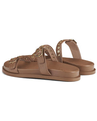 Agl Cristina Ring Leather Slide