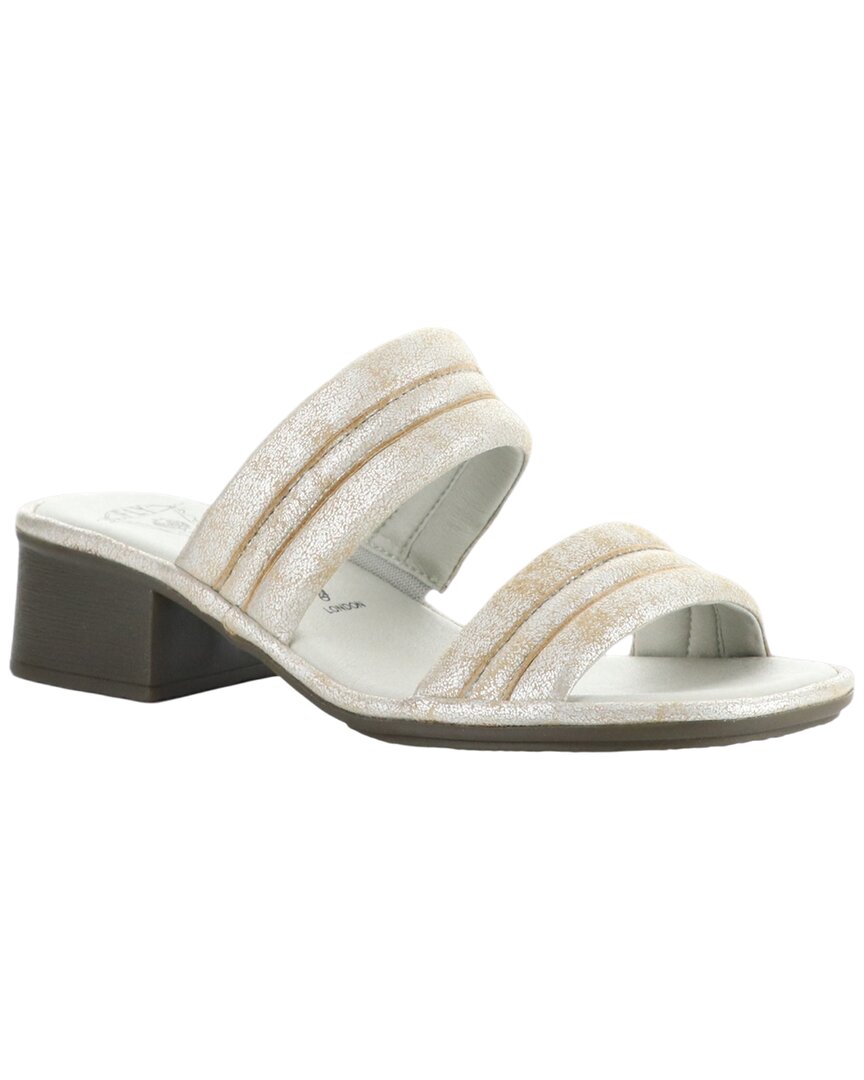 Fly London Eity Metallic Leather Sandal