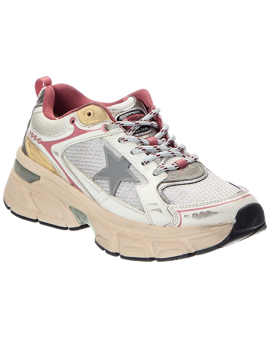 Golden Goose Golden Goose Lightstar Mesh & Leather Sneaker