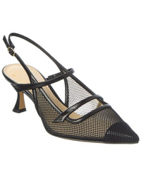 Alexandre Birman Tita Mesh 60 Leather Pump