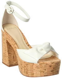 Alexandre Birman Maxi Clarita Flare 120 Leather Sandal