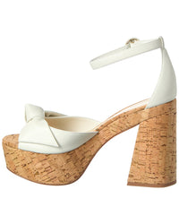 Alexandre Birman Maxi Clarita Flare 120 Leather Sandal