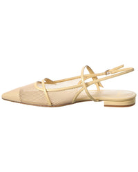 Alexandre Birman Alexandre Birman  Tita Mesh Leather Flat