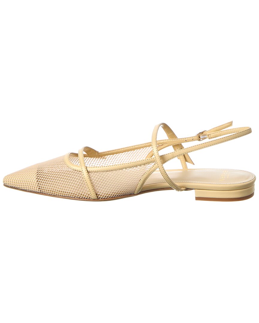 Alexandre Birman Alexandre Birman  Tita Mesh Leather Flat