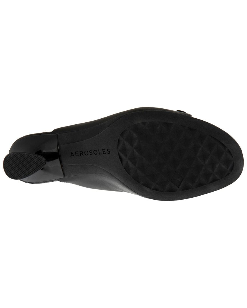 Aerosoles Aerosoles Jenna Leather Heeled Sandal