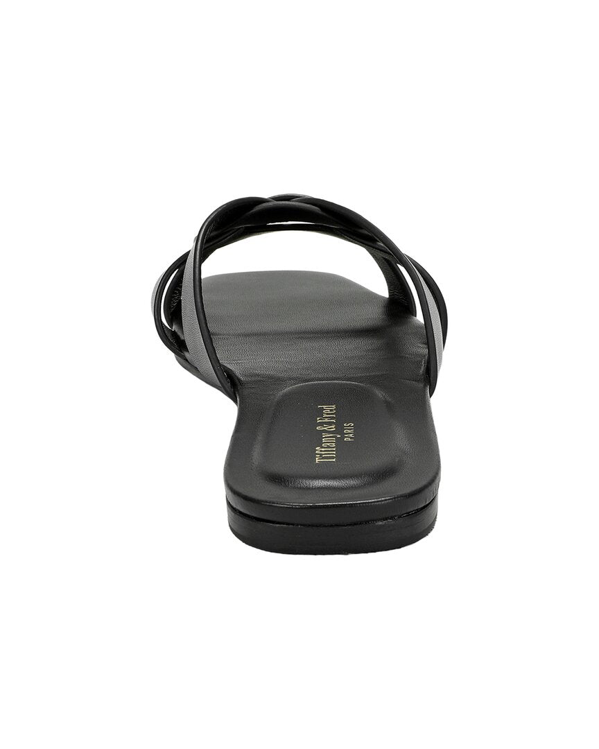 Tiffany & Fred Paris Leather Slide Sandal