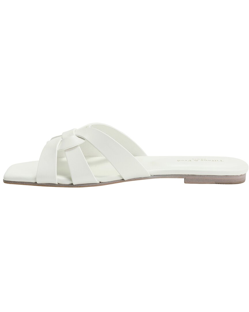 Tiffany & Fred Paris Leather Slide Sandal